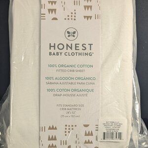 HonestBaby Unisex Baby Classics Fitted Crib Sheets Set, 100% Organic Cotton 2pc